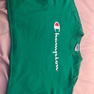 Green champion croptop